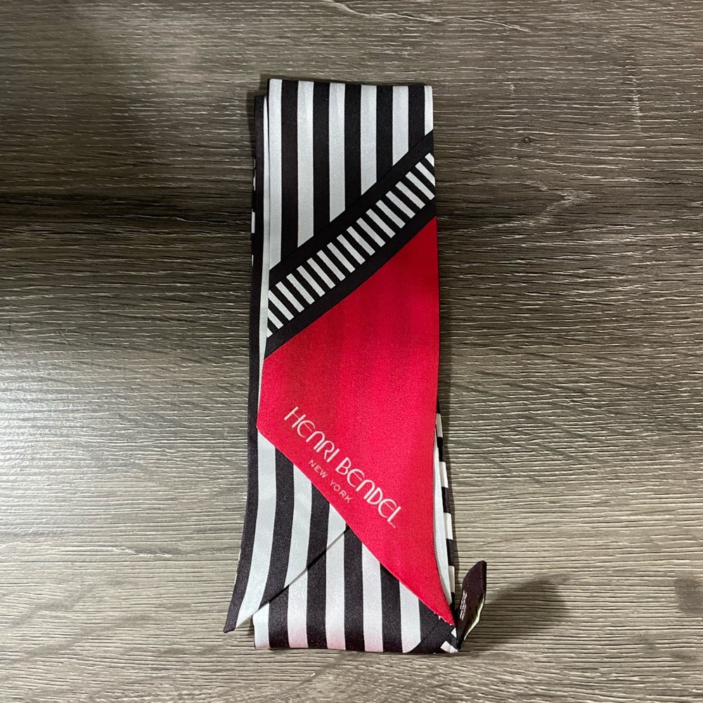 Henri Bendel striped twilly scarf